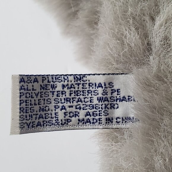 Vintage Stuffy Rabbit People Pals Toy Plush Easter Bunny Checked Corduroy Trim - Picture 4 of 16